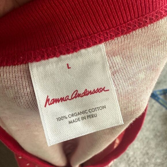 Hanna Anderson Organic Cotton Christmas/Winter Themed Pajama Set L - Picture 6 of 6